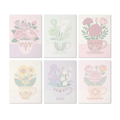 Sunflowers and Roses in Teacups mini board kit – image 17