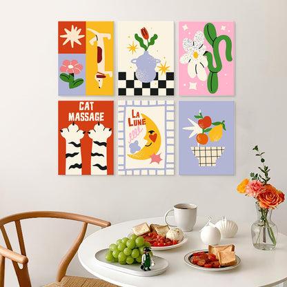 Cat Paw Massage Retro Prints mini board kit – image 24