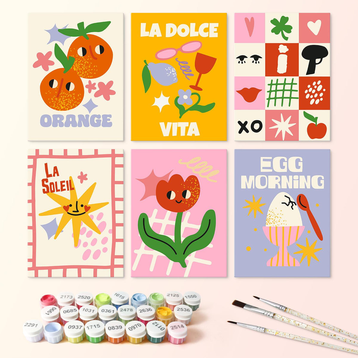Smiling Sun and Orange Posters mini board kit – image 3
