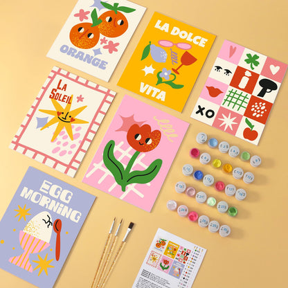 Smiling Sun and Orange Posters mini board kit – image 5
