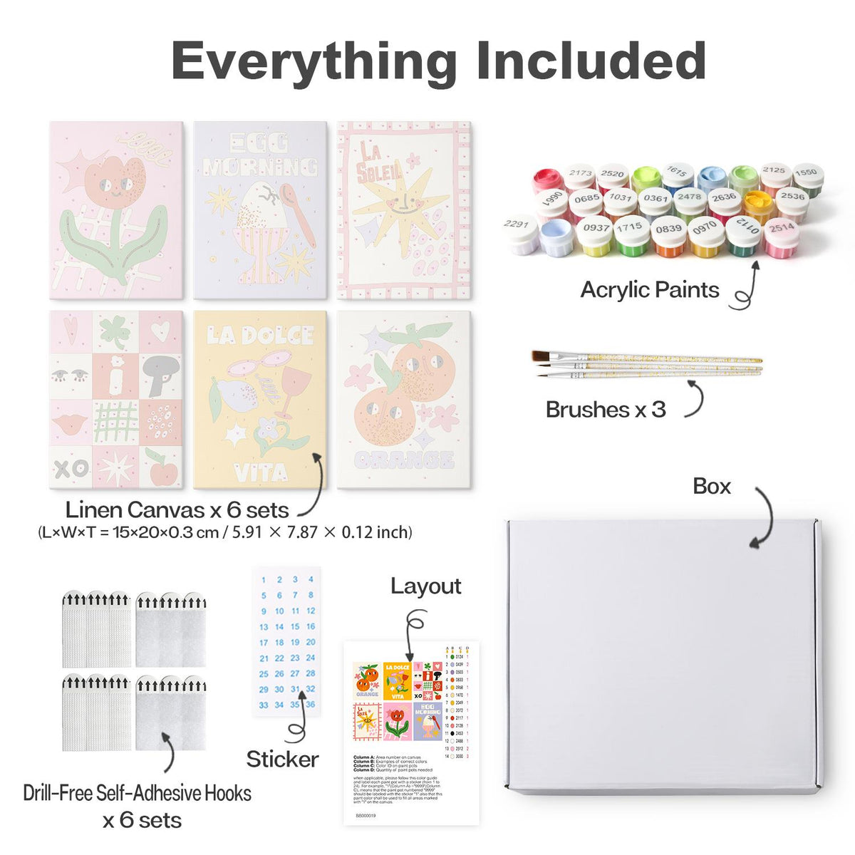 Smiling Sun and Orange Posters mini board kit – image 16