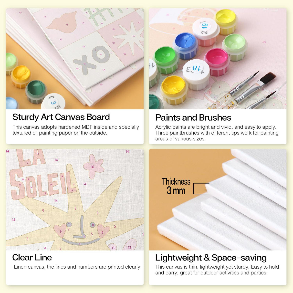 Smiling Sun and Orange Posters mini board kit – image 18