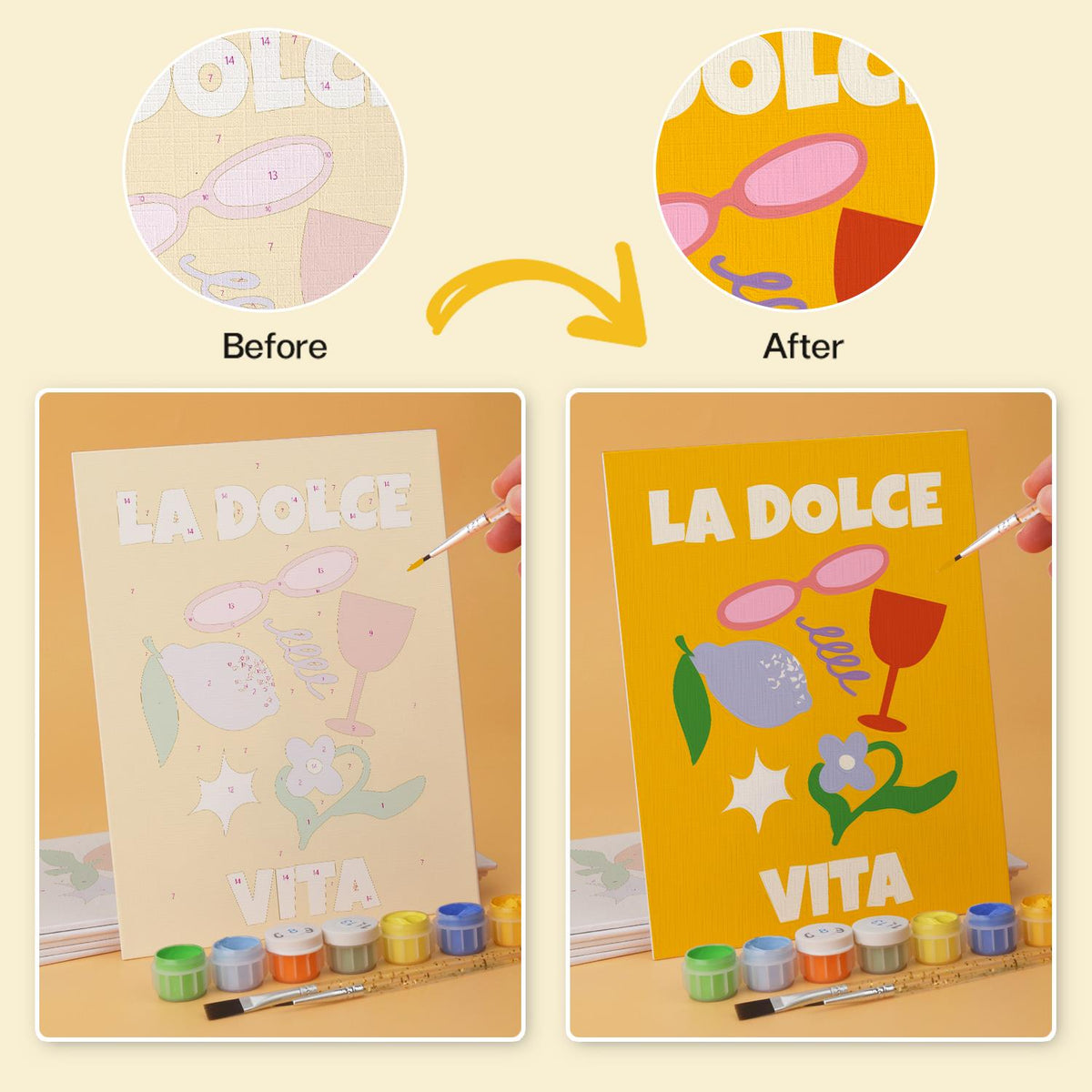 Smiling Sun and Orange Posters mini board kit – image 21