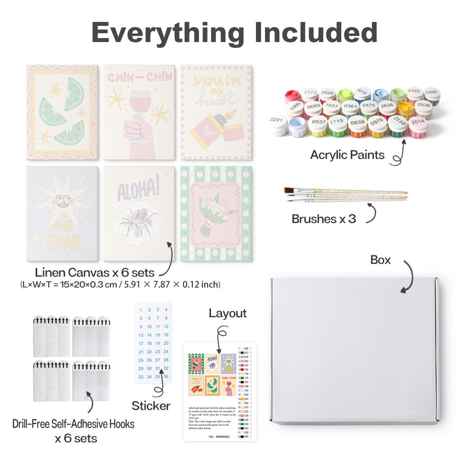Mini board kit contents