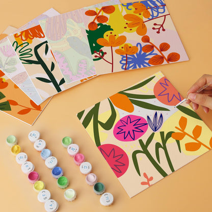 Tangerine and Magenta Florals mini board kit – image 6