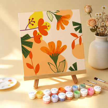 Tangerine and Magenta Florals mini board kit – image 14