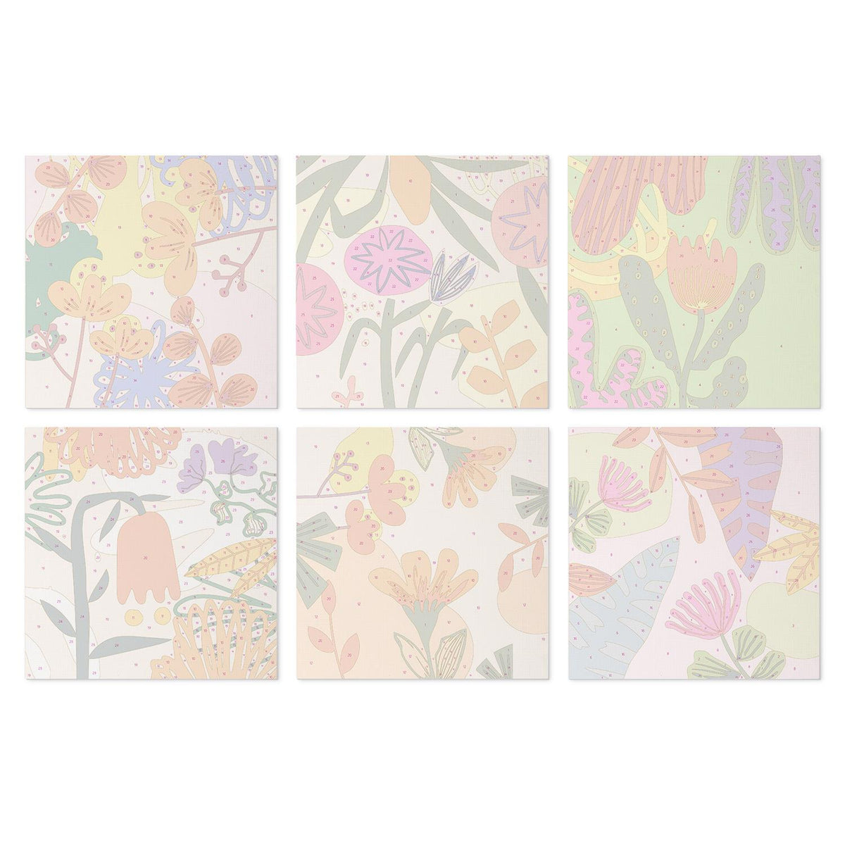 Tangerine and Magenta Florals mini board kit – image 17