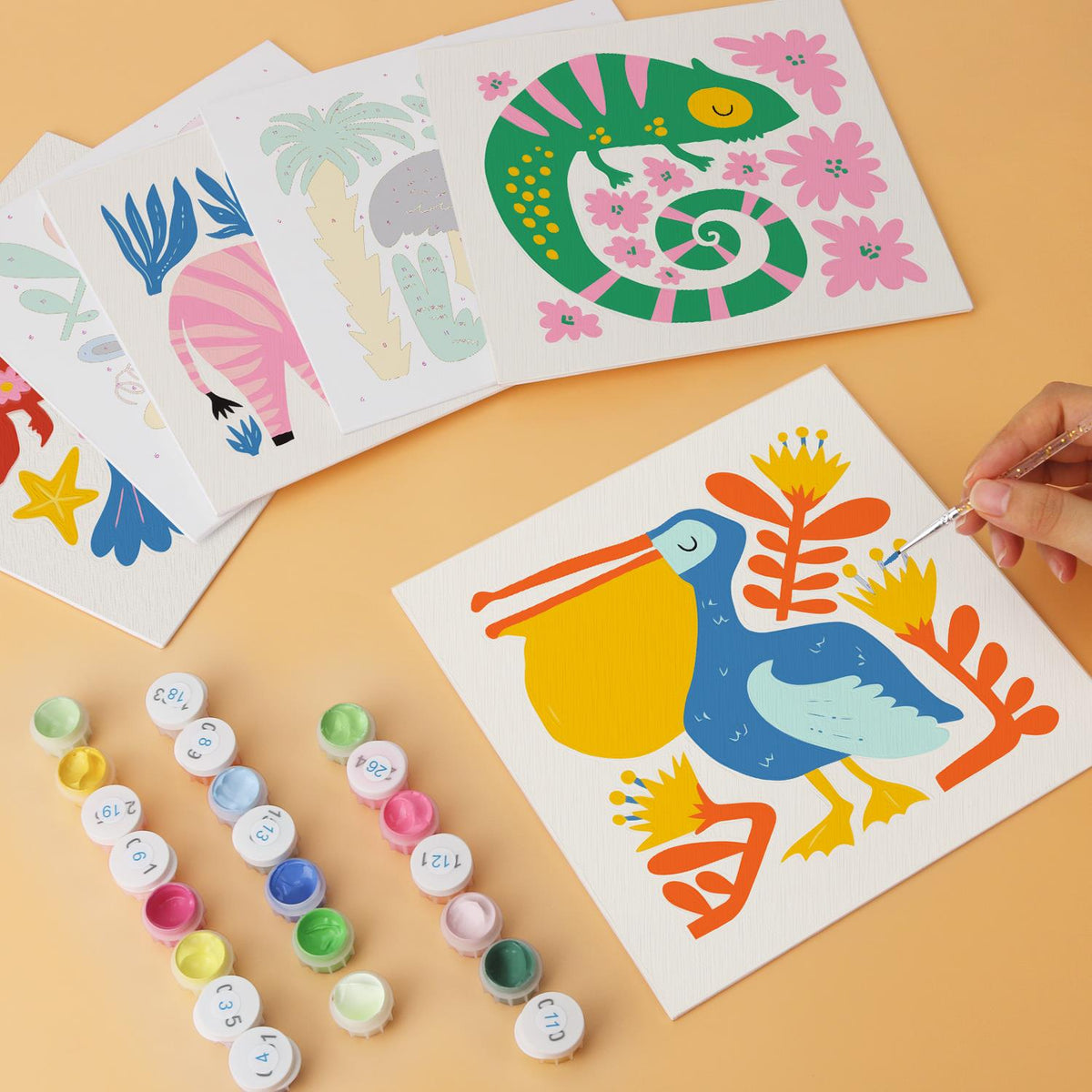 Chameleon and Pelican Cutouts mini board kit – image 6