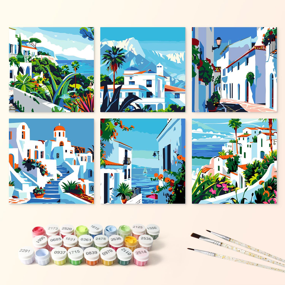 Whitewashed Lanes by the Sea mini board kit – image 3