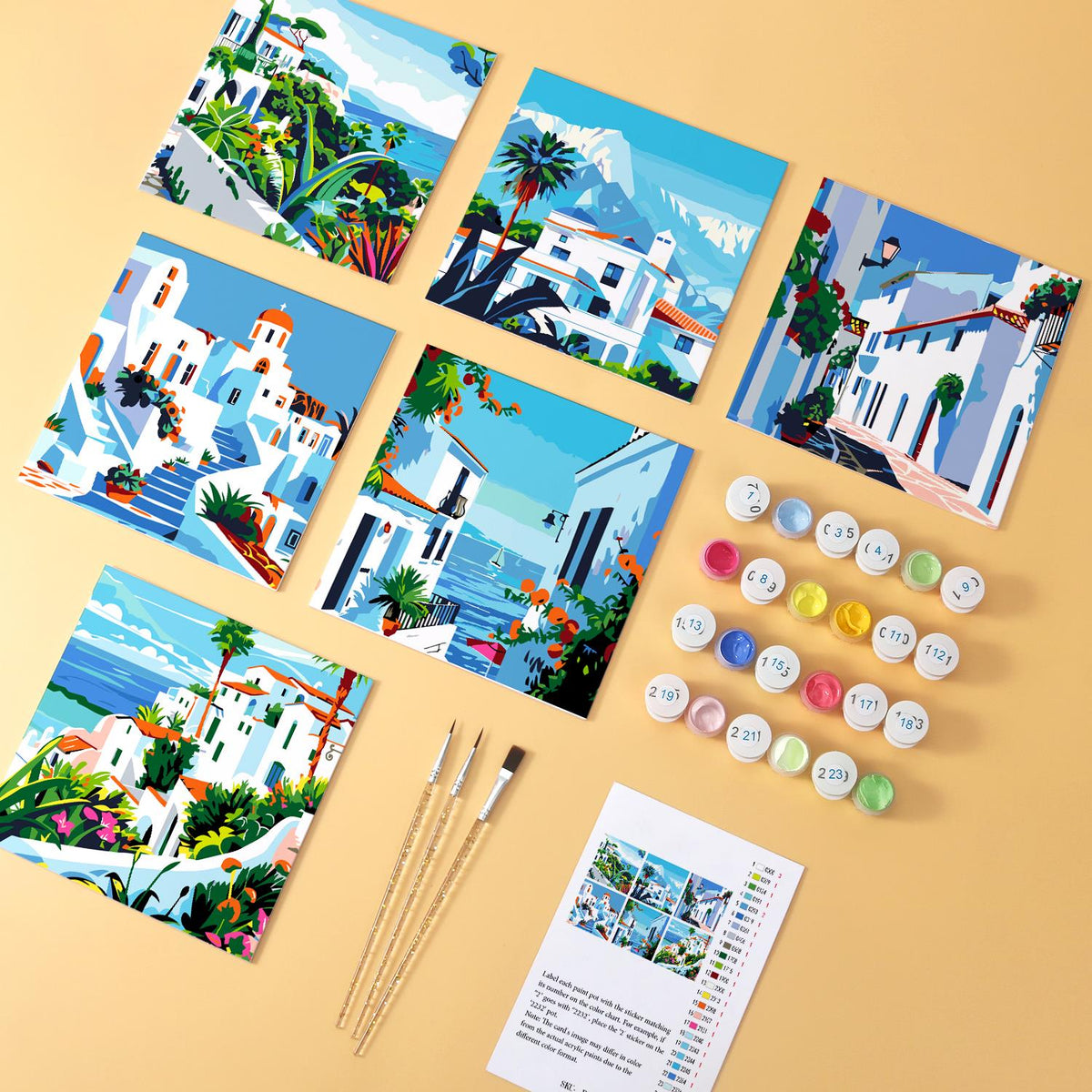 Whitewashed Lanes by the Sea mini board kit – image 5