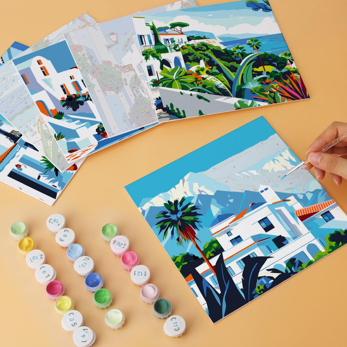 Whitewashed Lanes by the Sea mini board kit – image 6