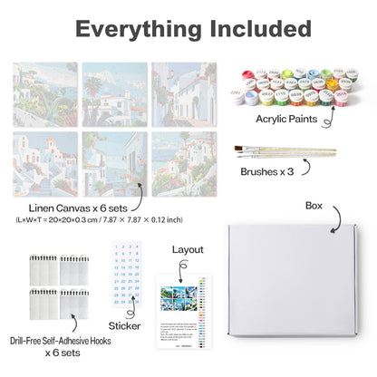 Whitewashed Lanes by the Sea mini board kit – image 16
