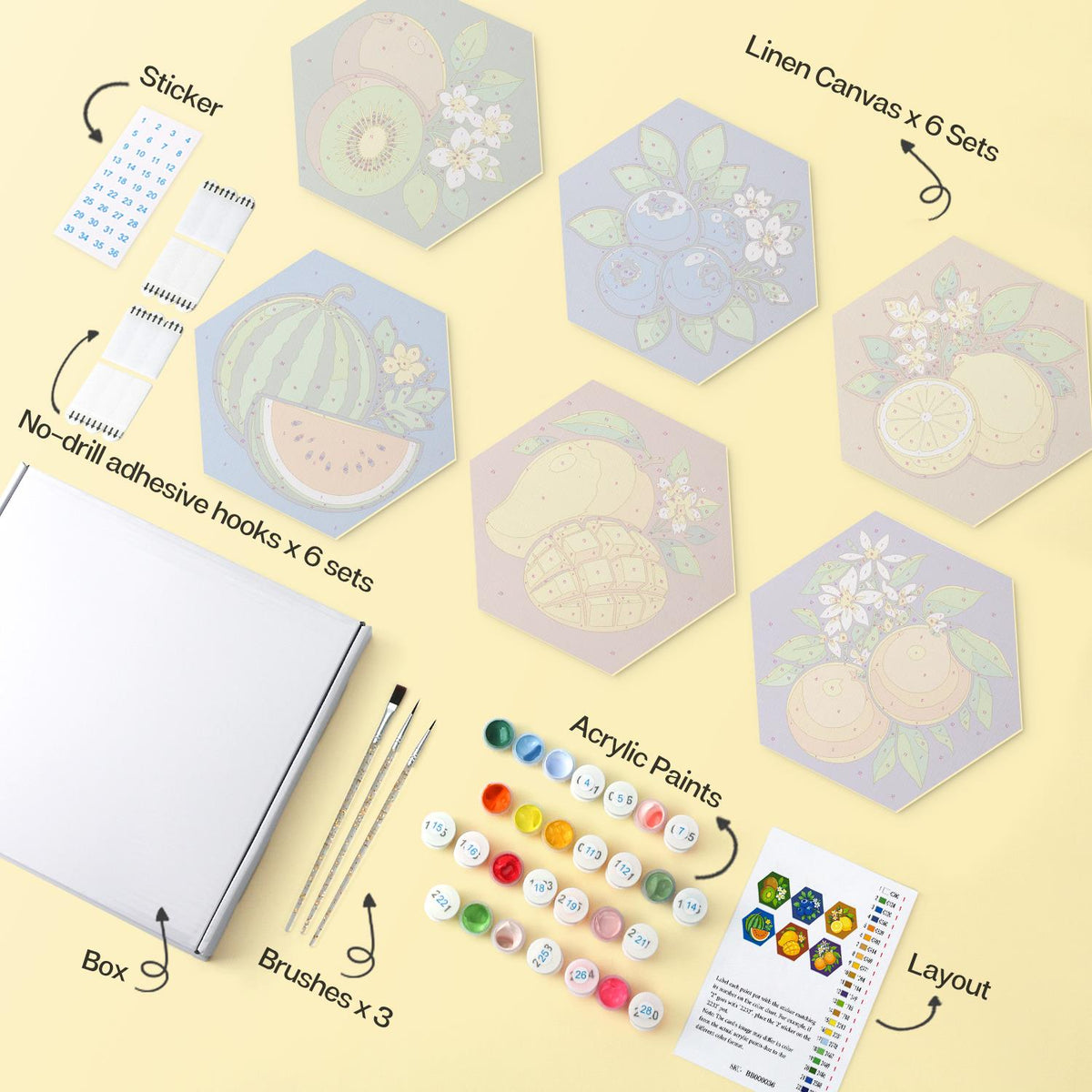 Blossoming Fruit Harvest mini board kit – image 15