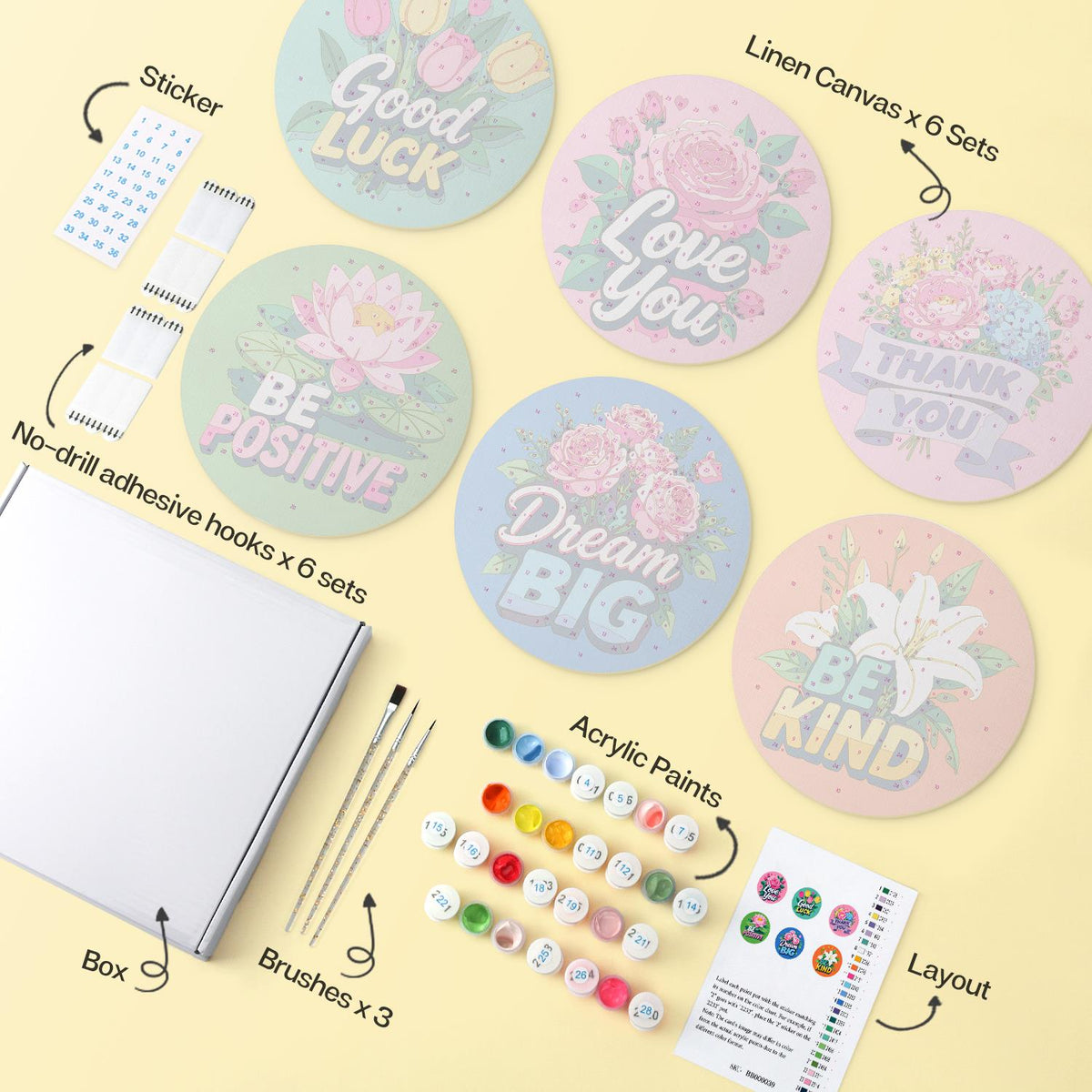 Be Kind Blossom Messages mini board kit – image 15