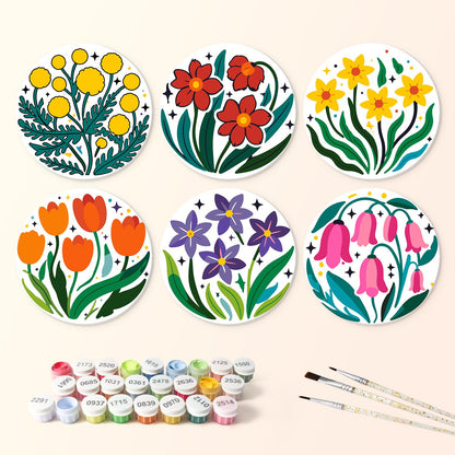 Daffodils and Pink Bellflowers mini board kit – image 3