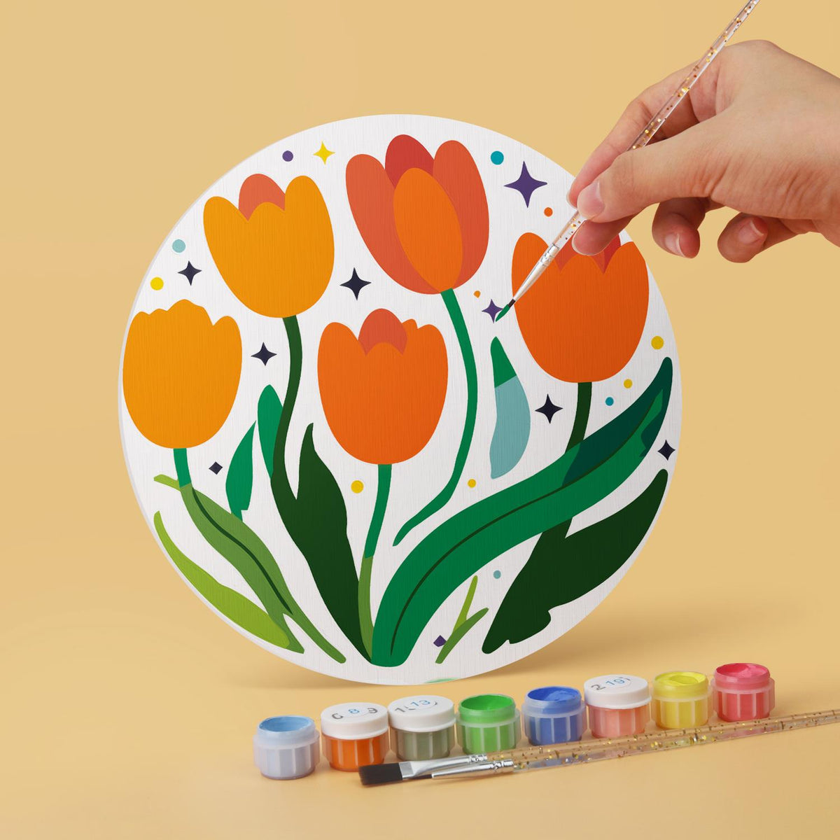 Daffodils and Pink Bellflowers mini board kit – image 4
