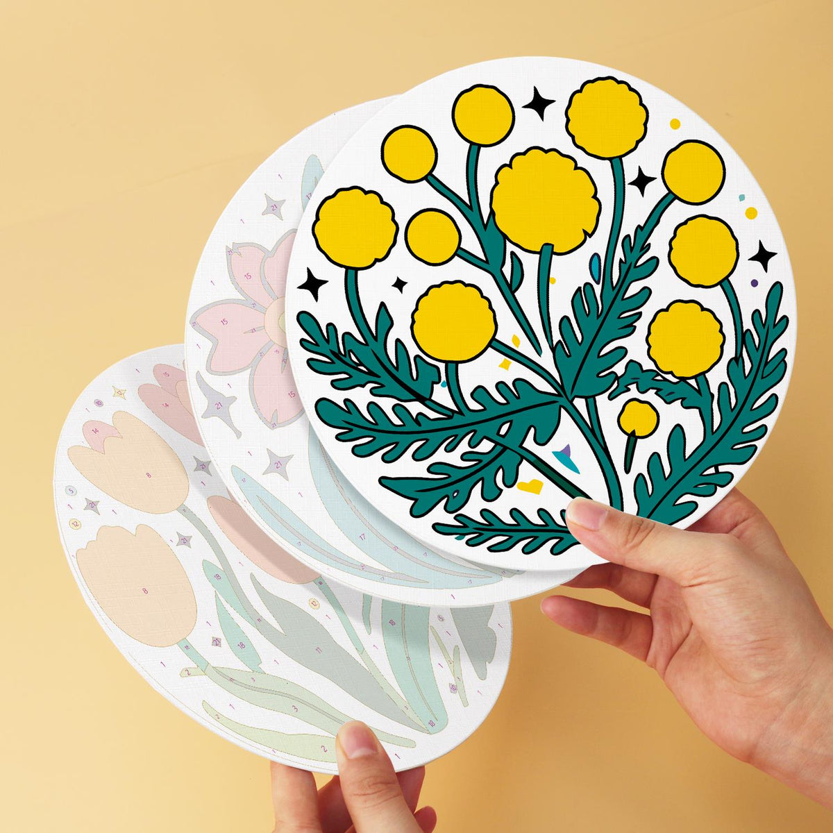 Daffodils and Pink Bellflowers mini board kit – image 11