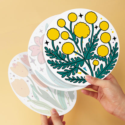 Daffodils and Pink Bellflowers mini board kit – image 11