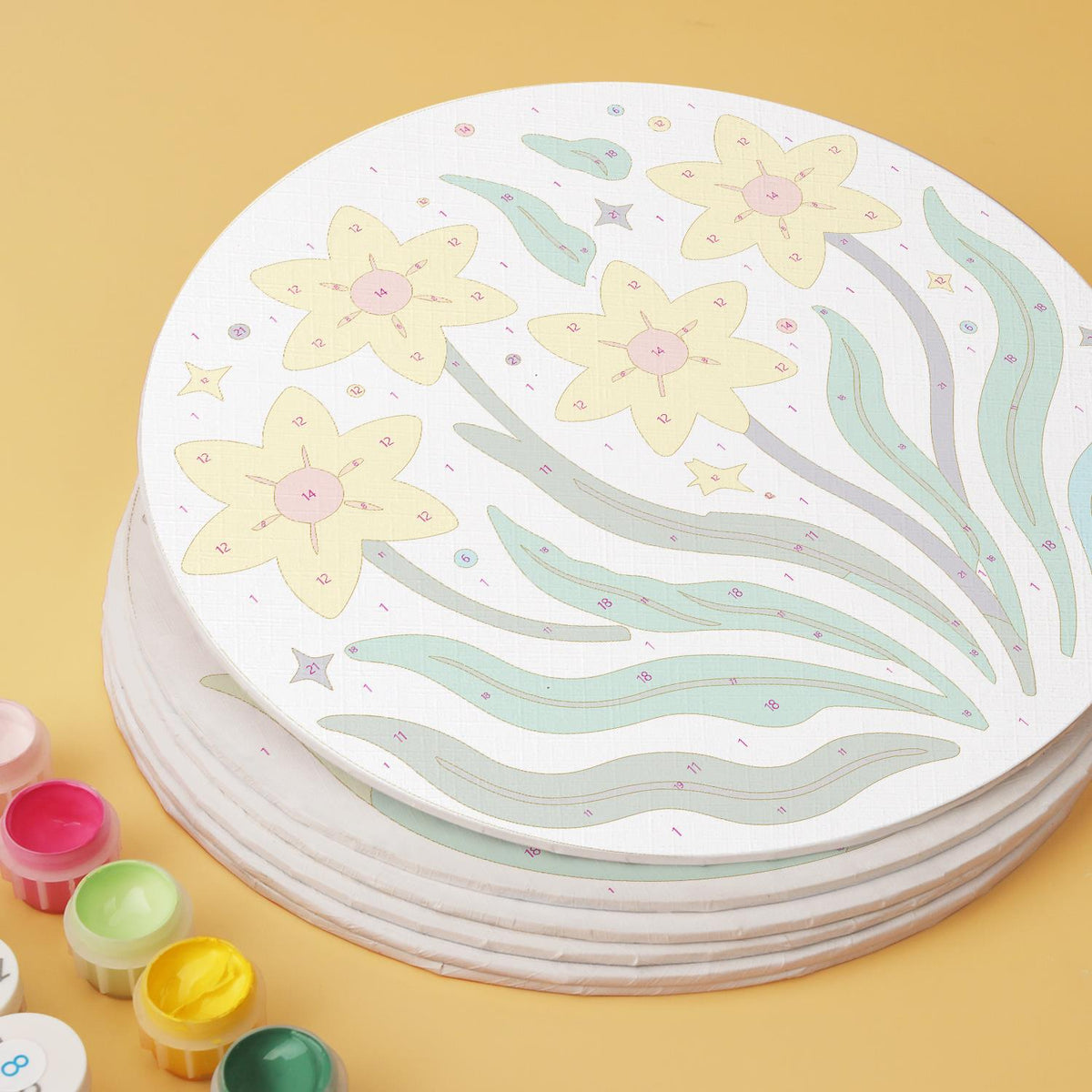Daffodils and Pink Bellflowers mini board kit – image 13