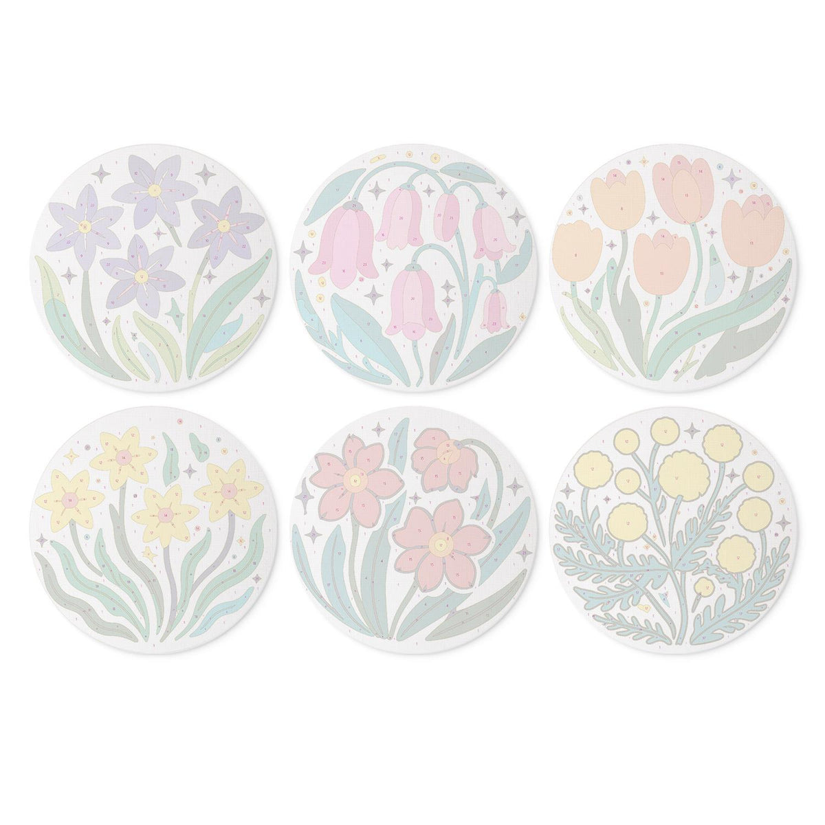 Daffodils and Pink Bellflowers mini board kit – image 17