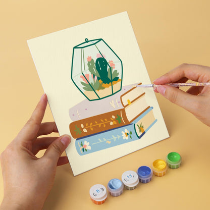 Orchids and Lavender on Books mini board kit – image 9