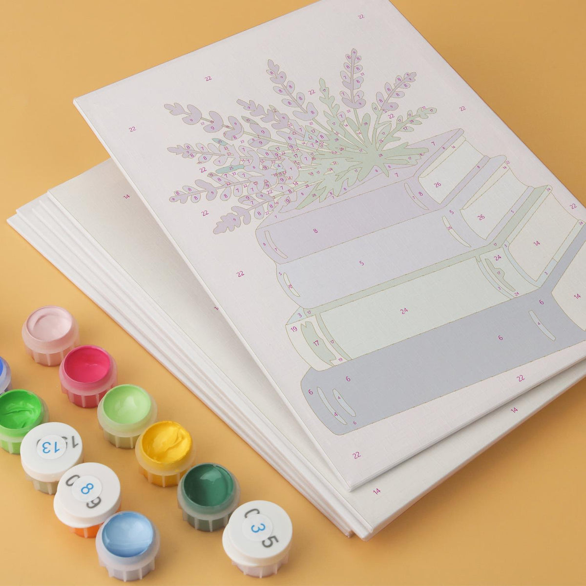 Orchids and Lavender on Books mini board kit – image 13