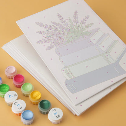 Orchids and Lavender on Books mini board kit – image 13