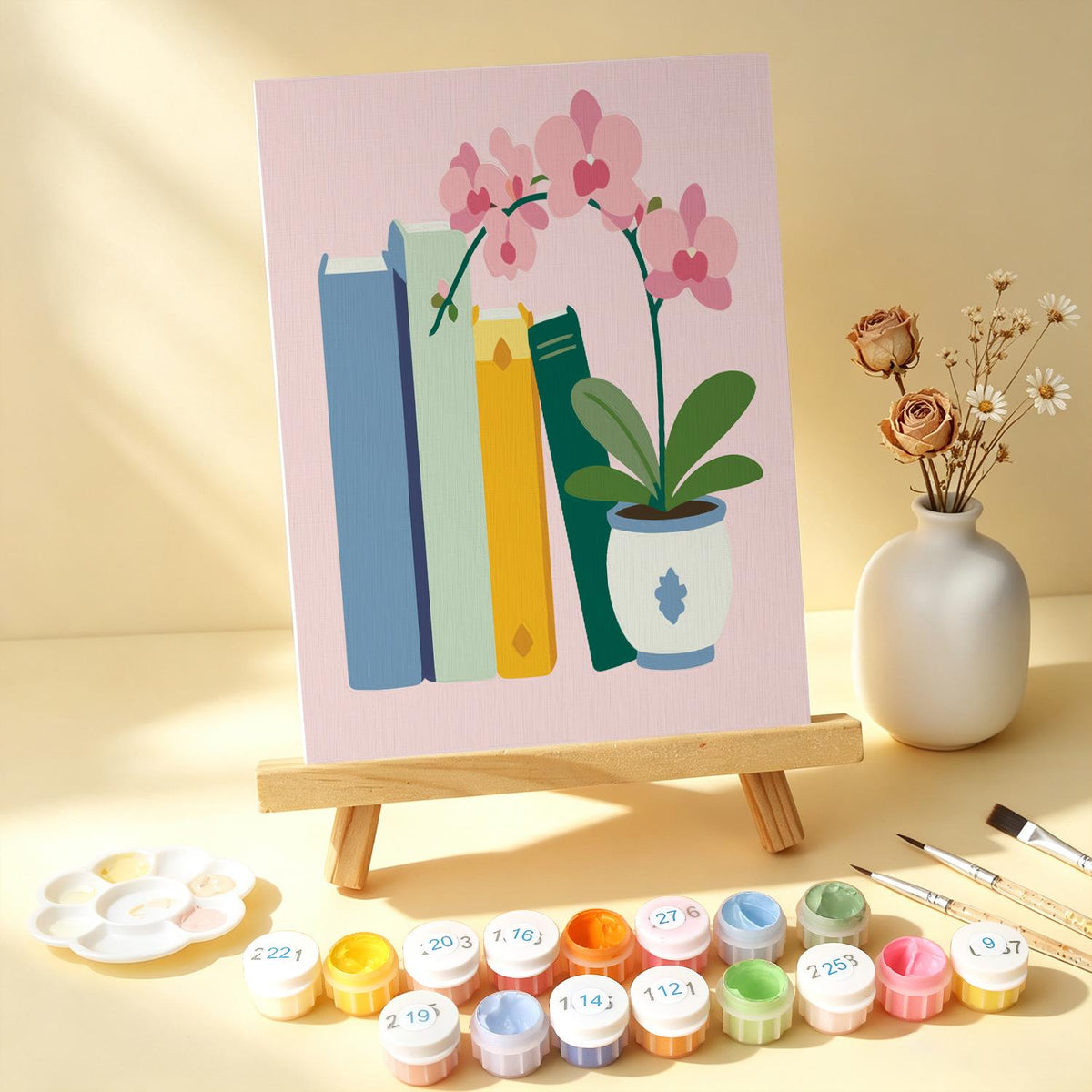 Orchids and Lavender on Books mini board kit – image 14