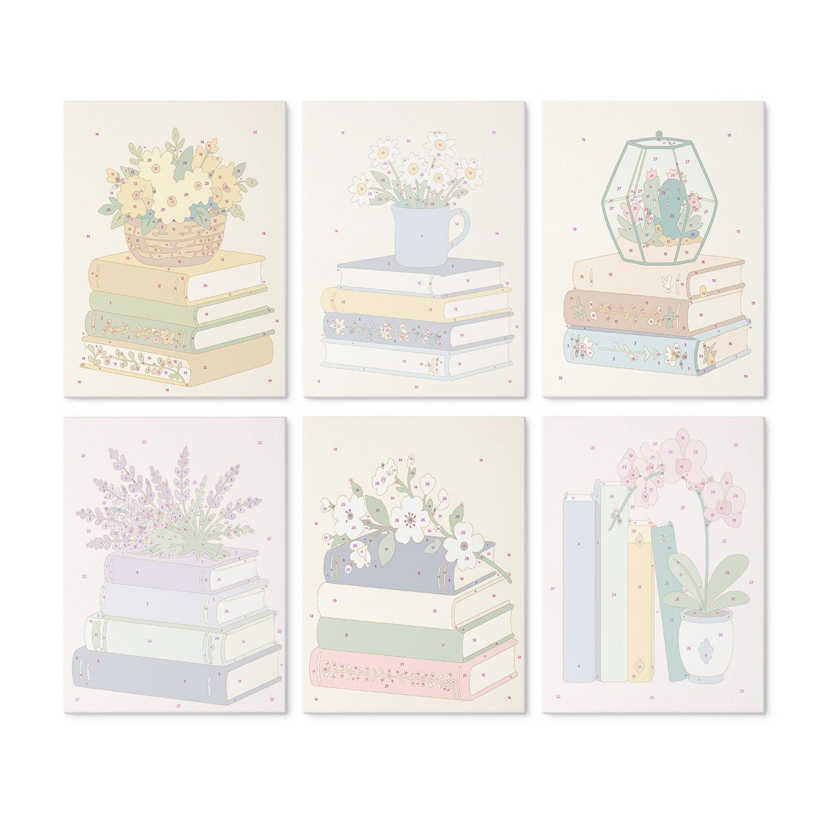 Orchids and Lavender on Books mini board kit – image 17