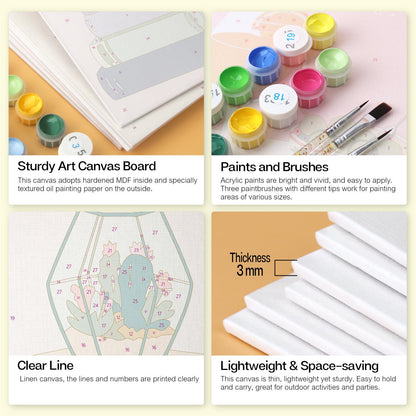 Orchids and Lavender on Books mini board kit – image 18