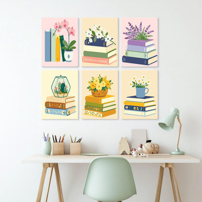 Orchids and Lavender on Books mini board kit – image 22