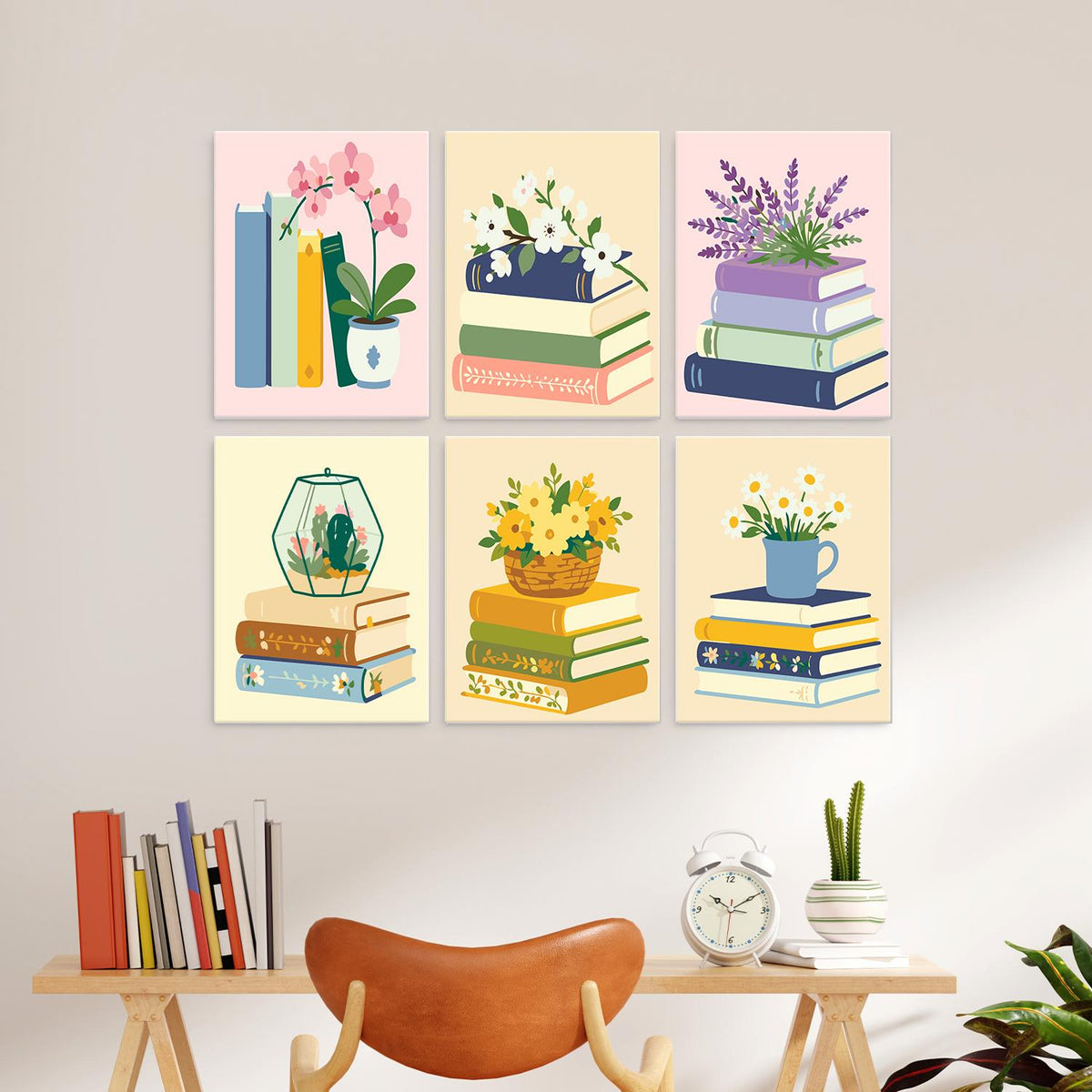 Orchids and Lavender on Books mini board kit – image 24