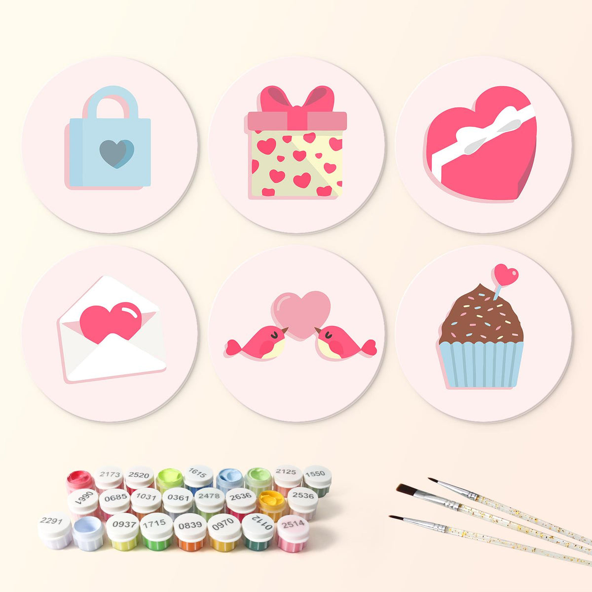 Lovebirds and Love Letters mini board kit – image 3