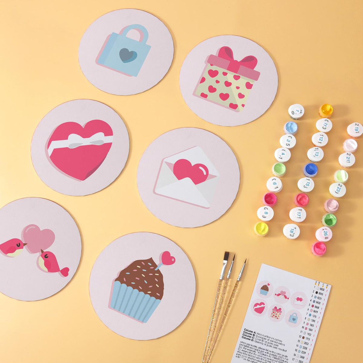 Lovebirds and Love Letters mini board kit – image 6