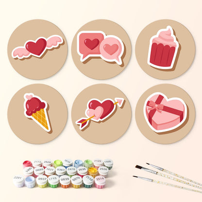 Winged Hearts and Sweet Treats mini board kit – image 3