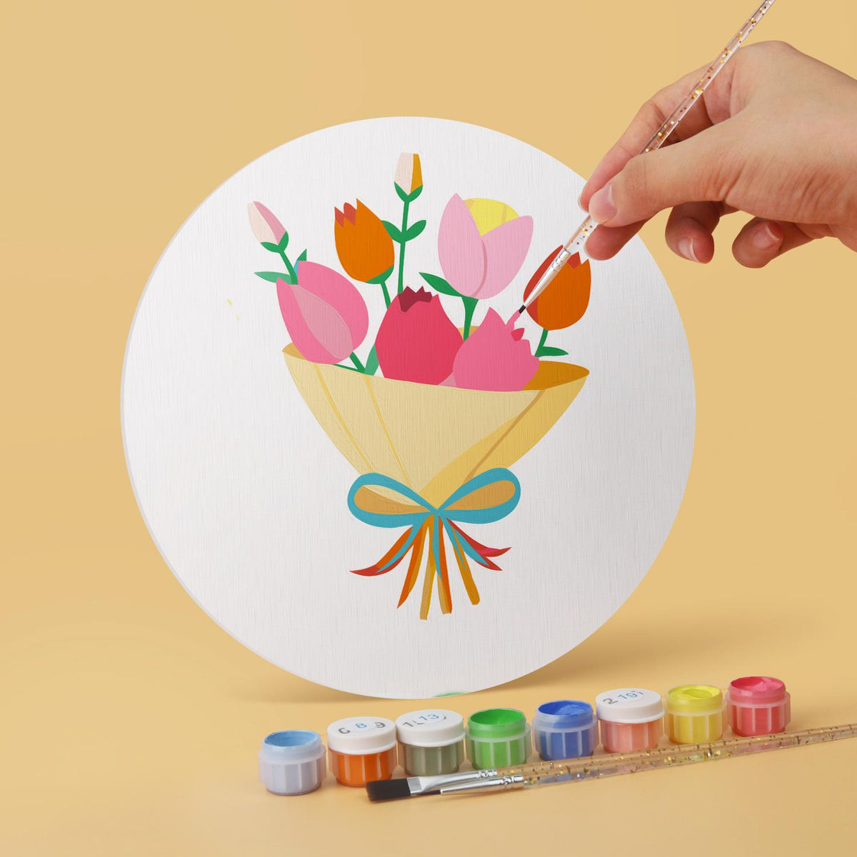 Ribbon-Tied Flower Bouquets mini board kit – image 4