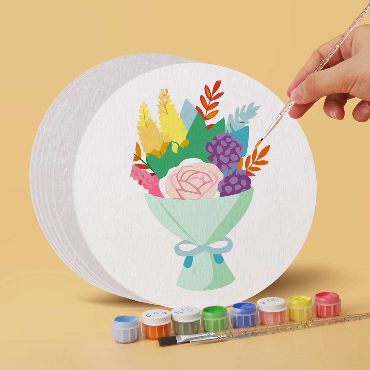 Ribbon-Tied Flower Bouquets mini board kit – image 5