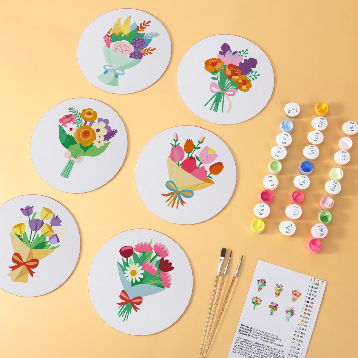 Ribbon-Tied Flower Bouquets mini board kit – image 6