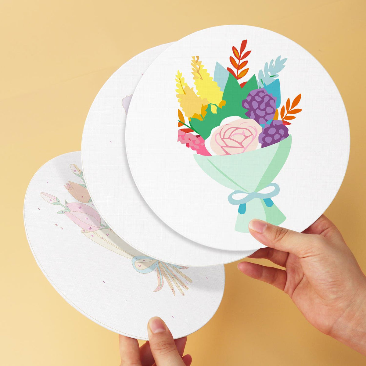 Ribbon-Tied Flower Bouquets mini board kit – image 11