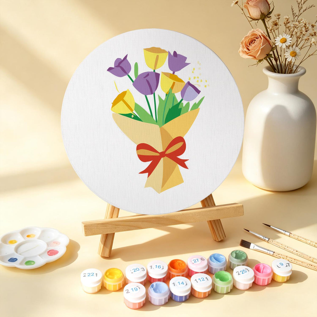 Ribbon-Tied Flower Bouquets mini board kit – image 14