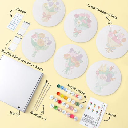 Ribbon-Tied Flower Bouquets mini board kit – image 15