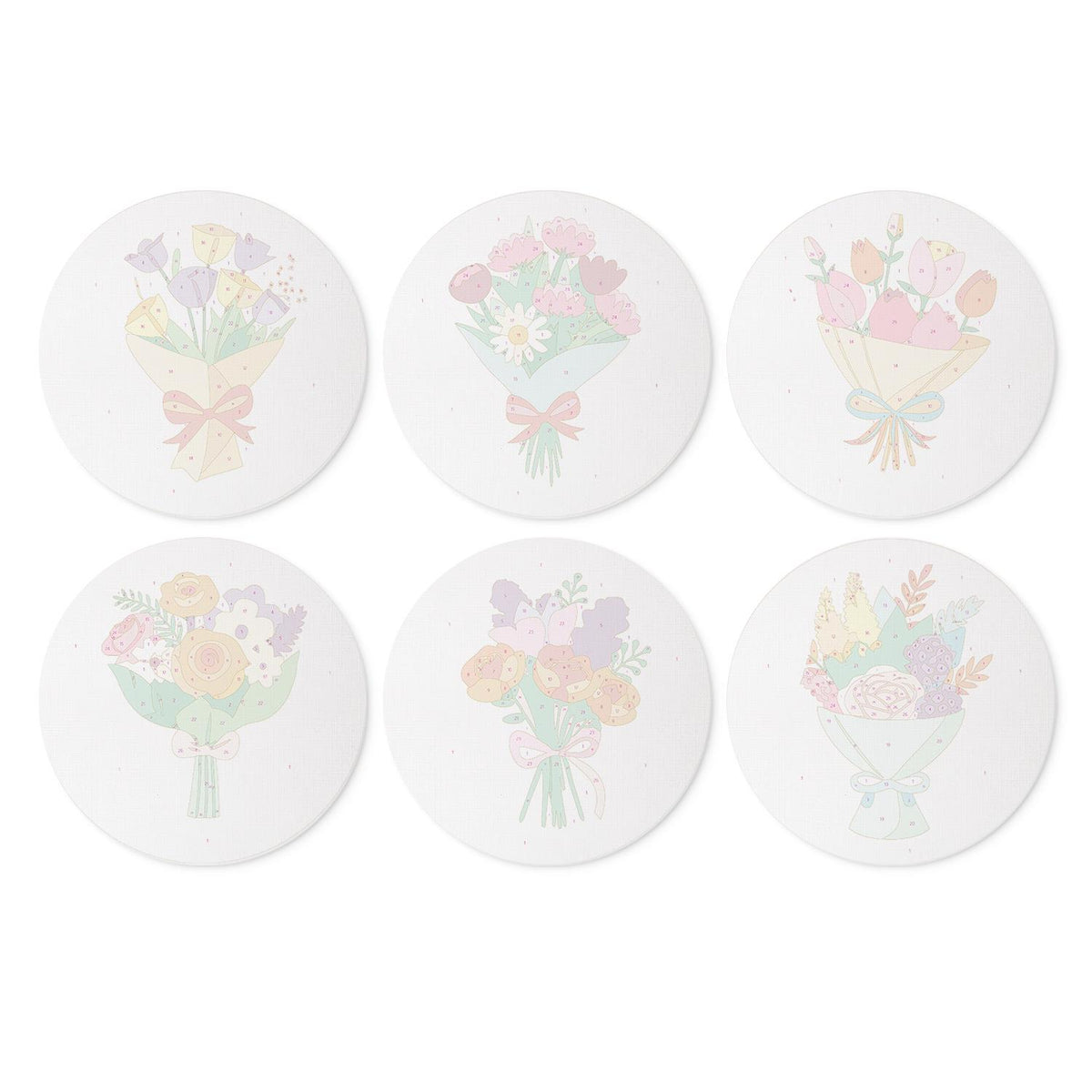 Ribbon-Tied Flower Bouquets mini board kit – image 17