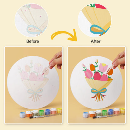 Ribbon-Tied Flower Bouquets mini board kit – image 21