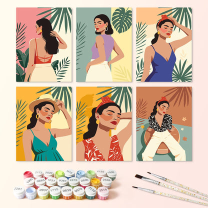 Tropical Leaf Fashion Muses mini board kit – image 3