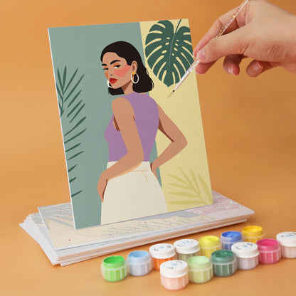 Tropical Leaf Fashion Muses mini board kit – image 4