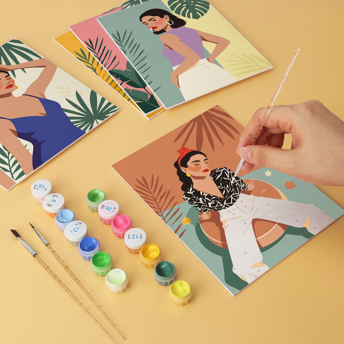 Tropical Leaf Fashion Muses mini board kit – image 7