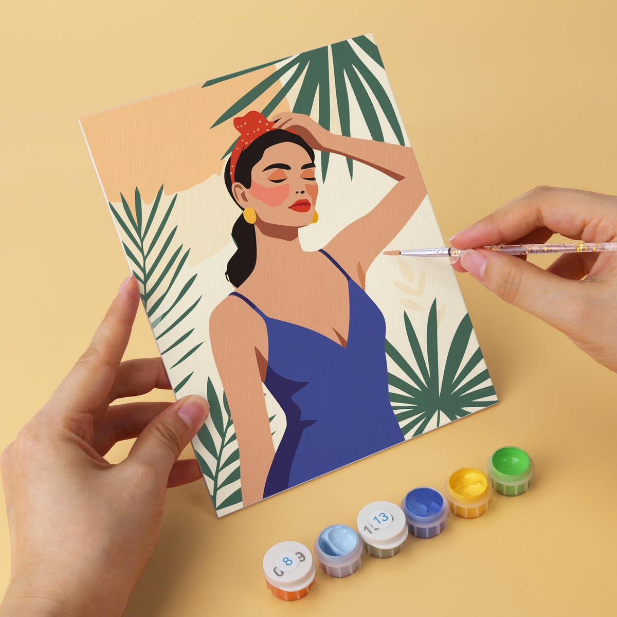 Tropical Leaf Fashion Muses mini board kit – image 8