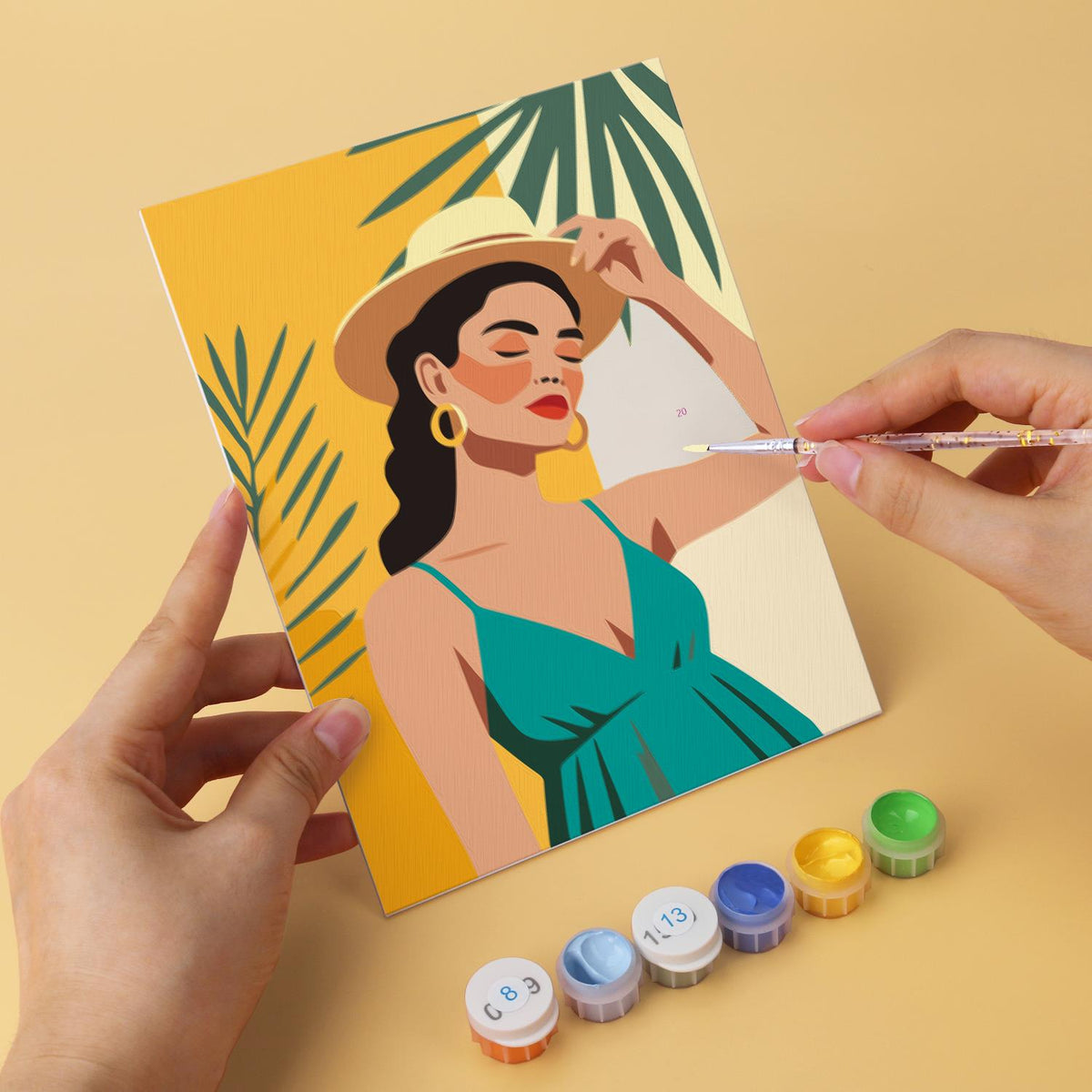 Tropical Leaf Fashion Muses mini board kit – image 9