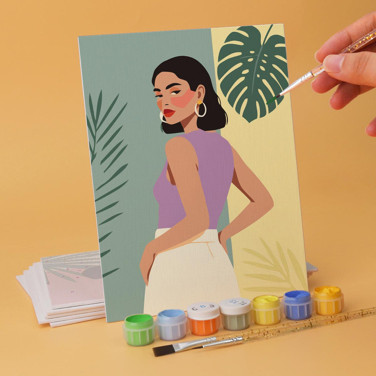 Tropical Leaf Fashion Muses mini board kit – image 12