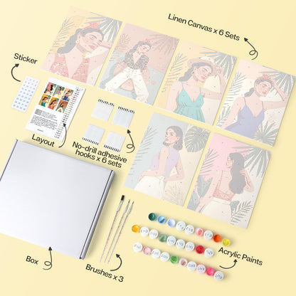 Tropical Leaf Fashion Muses mini board kit – image 15